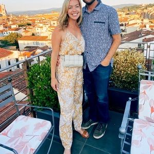 Yellow Ivory Linen Jumpsuit